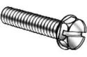 Slotted Indented Hex Washer Head Steel Zinc Plated Machine Screws